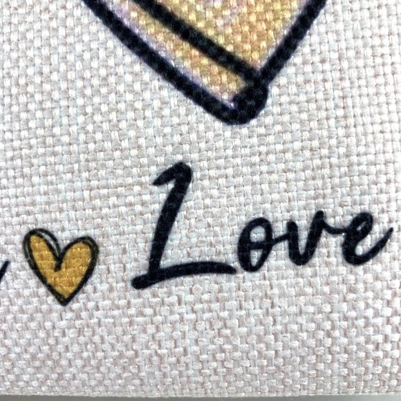 WZMPA Cosmetic Bag Peace Love Jack Halloween Makeup Pencil Case - Picture 6 of 11